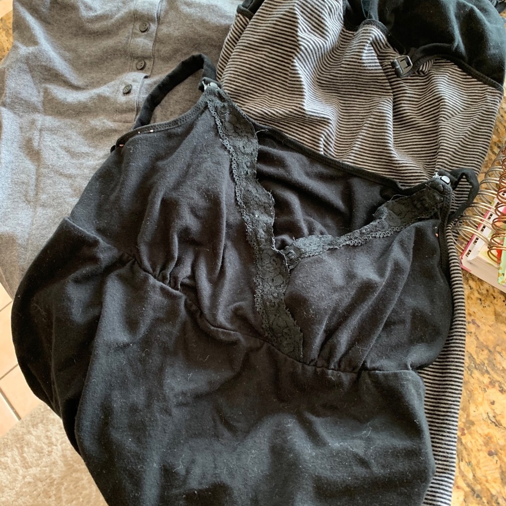 3 nursing tanks